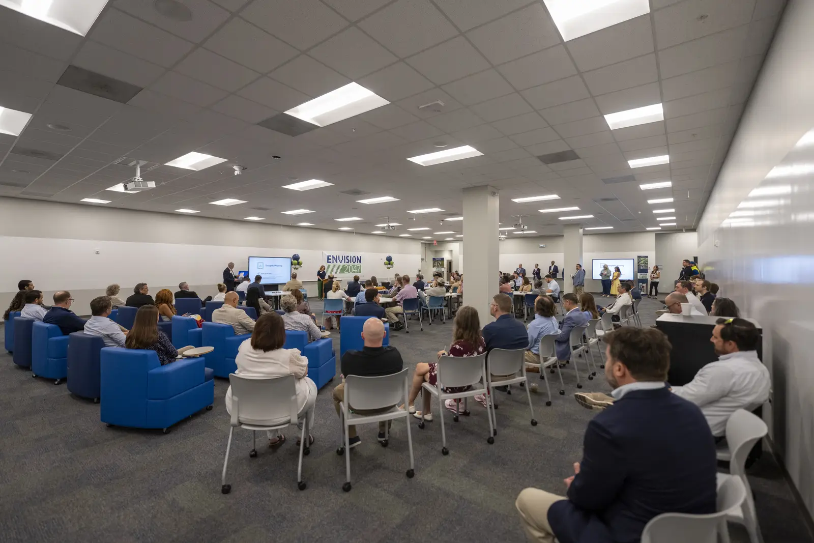 Attendees at an Envision 2047 session