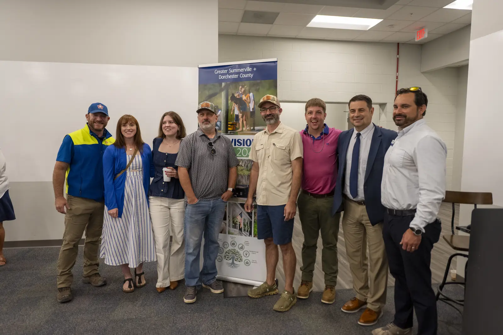 Community members gathered at a Chamber Foundation event